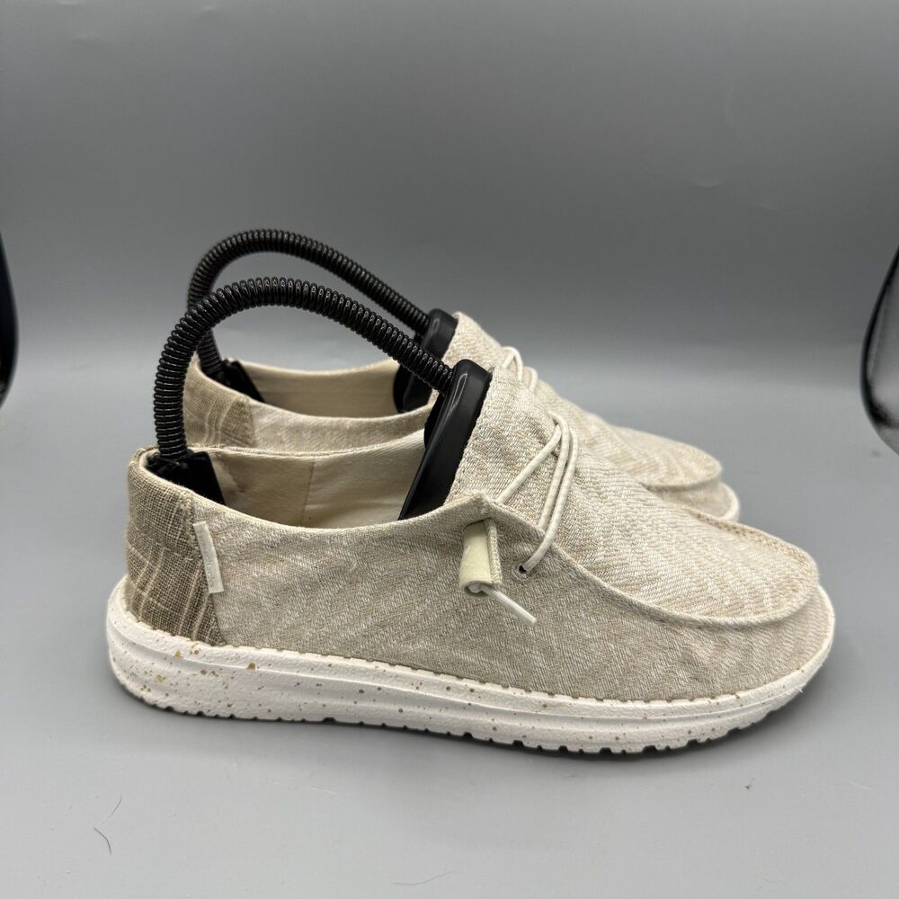 Hey Dude Womens Wendy Zebra Neutral Slip On Walking Comfort Shoes Size 5